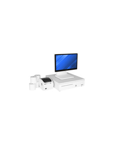iggual Pack completo TPV blanco 15,6" J4125 30PW EASY80W