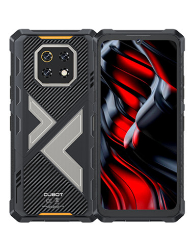 Cubot King Kong ES 3 17,1 cm (6.75") Ranura híbrida Dual SIM Android 15 4G USB Tipo C 6 GB 256 GB 10200 mAh Negro, Naranja