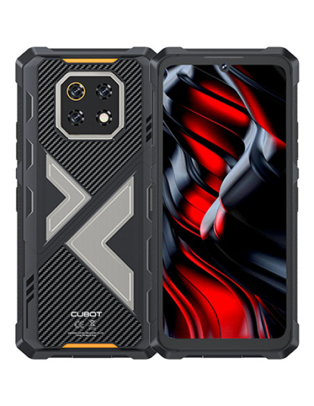 Cubot King Kong ES 3 17,1 cm (6.75") Ranura híbrida Dual SIM Android 15 4G USB Tipo C 6 GB 256 GB 10200 mAh Negro, Naranja