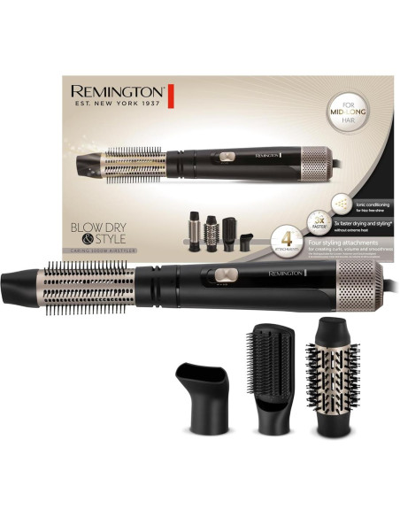Remington AS7500 Cepillo de Aire Blow Dry & Style 1.000W