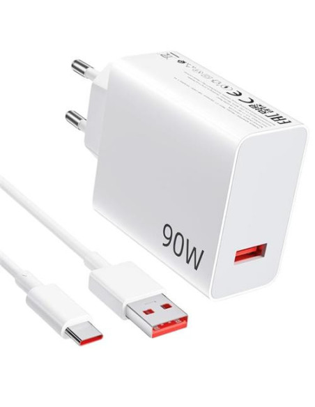 CARGADOR XIAOMI 90W CABLE INCUIDO USB - USB-C