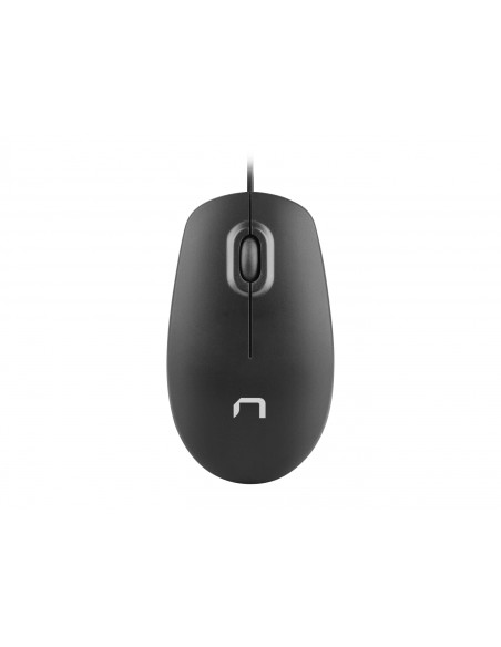 NATEC Hawk ratón mano derecha USB tipo A Laser 1000 DPI Negro