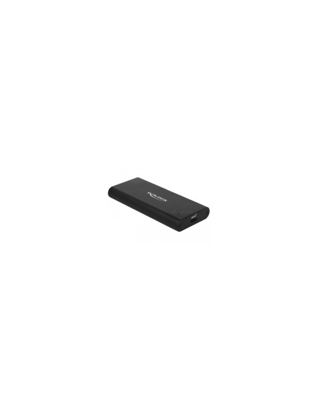 DeLOCK 42614 caja para disco duro externo Caja externa para unidad de estado sólido (SSD) Negro