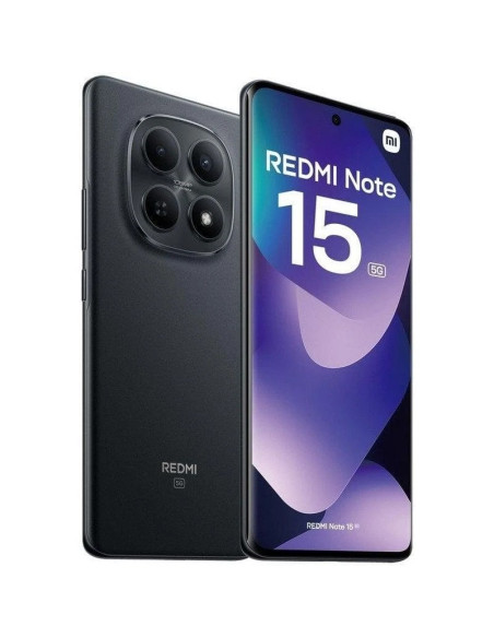 SMARTPHONE XIAOMI REDMI NOTE 15 6.77 8GB/256GB/108MP/NFC/5G BLACK