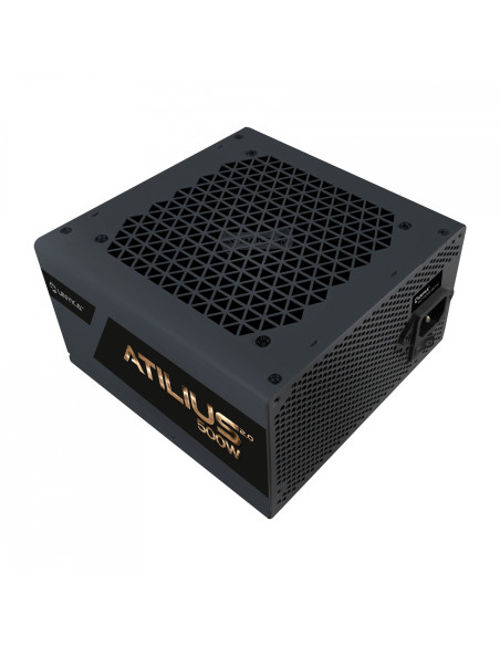 UNYKAch ATX Atilius 2.0 Black 500W 80+ Bronze unidad de fuente de