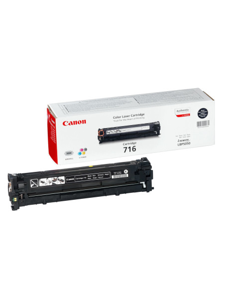 Canon Cartridge 716 Black cartucho de tóner 1 pieza(s) Original Negro