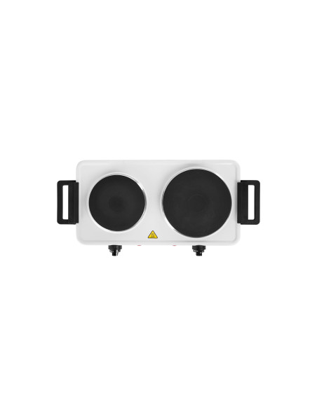 Orbegozo PE 2755 hobs Blanco Encimera 2 zona(s)