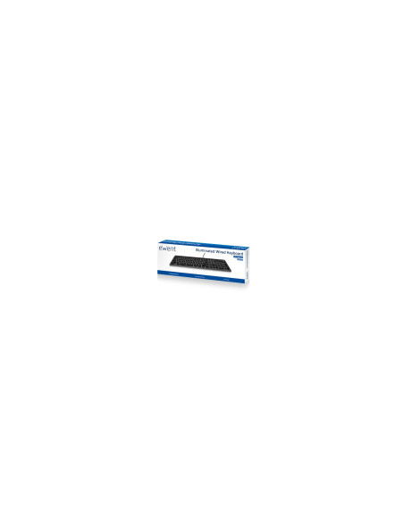 Ewent EW3270 teclado Universal USB QWERTY Portugués Negro