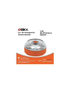 Ebox Baliza V16 MI VP10144-A Homologada DGT Geolocalizada Base Magnética Naranja