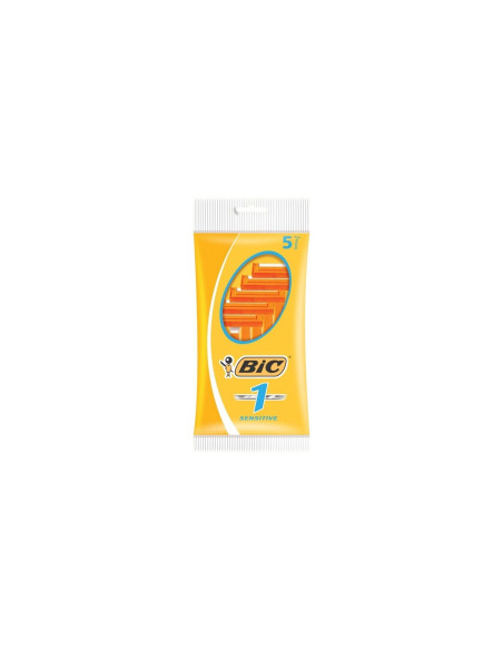BIC SENSITIVE CUCHILLAS AFEITAR BOLSA 5 CUCHILLAS 1 HOJA 838521