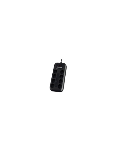 Regleta con interruptor cyberpower schuko a 8 tomas schuko 2 usb