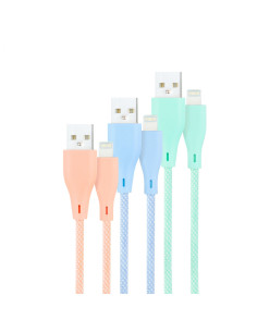 Nanocable 3 Cables Lightning a USB 2.0, Lightning/M-USB A/M,