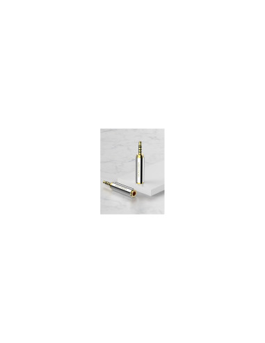 Vention Adaptador Jack VAB-S02/ Jack 2.5 Macho - Jack 3.5 Hembra/ Plata