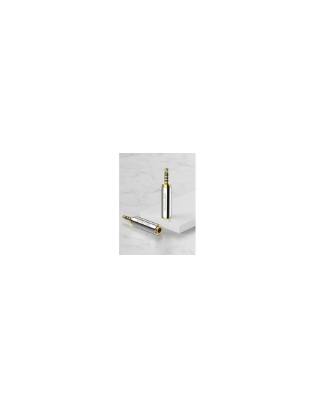 Vention Adaptador Jack VAB-S02/ Jack 2.5 Macho - Jack 3.5 Hembra/ Plata