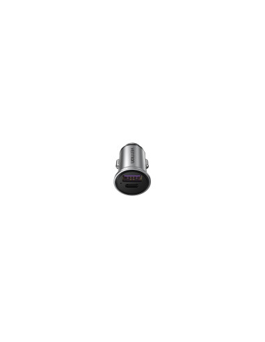 Vention Cargador de Coche FFFH0/ 1xUSB-Tipo C/ 1xUSB/ 30W