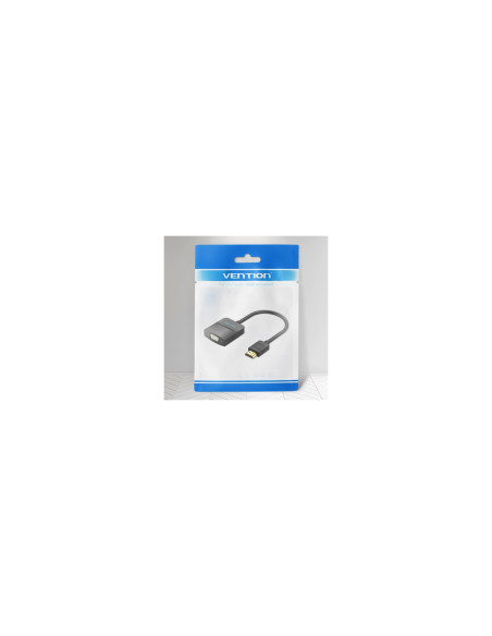 Vention Convertidor 42154/ HDMI Macho a VGA Hembra/ 15cm/ Negro