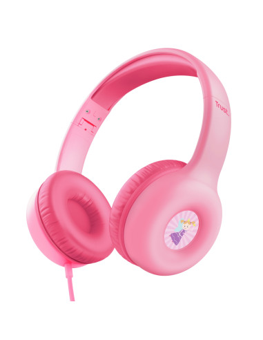 Trust Nouna Auriculares Alámbrico Diadema Llamadas/Música Rosa