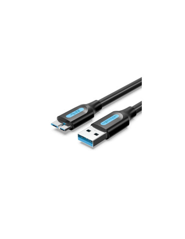 Vention Cable USB 3.0 COPBF/ USB Macho - MicroUSB Macho/ 1m/ Negro