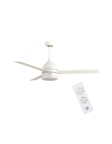 Grunkel SKYECO-42 ventilador Blanco, Madera