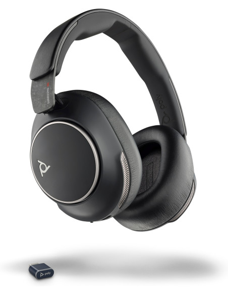 Poly Auriculares Voyager Surround 80 UC USB-C + Adaptador USB-C/A