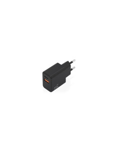 AISENS Cargador GaN 20W, 1xUSB-C PD3.0, 1xUSB-A QC3.0, Negro 2