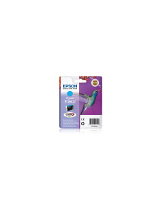 Cartucho Epson Hummingbird T0802 cian etiqueta RF C13T08024021