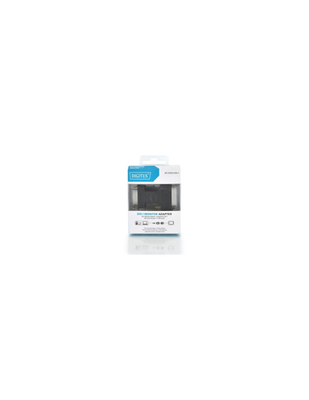 Digitus cable gender changer DVI-I (24+5) HD DSUB (15-pin) Negro