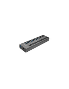 i-tec USB 3.0 Charging HUB 13port + Power Adapter 60 W Gris