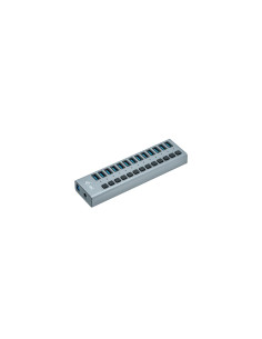 i-tec USB 3.0 Charging HUB 13port + Power Adapter 60 W Gris 2
