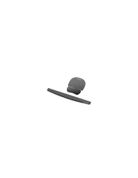 Fellowes 9653601 descansa muñecas Gel Negro, Gris
