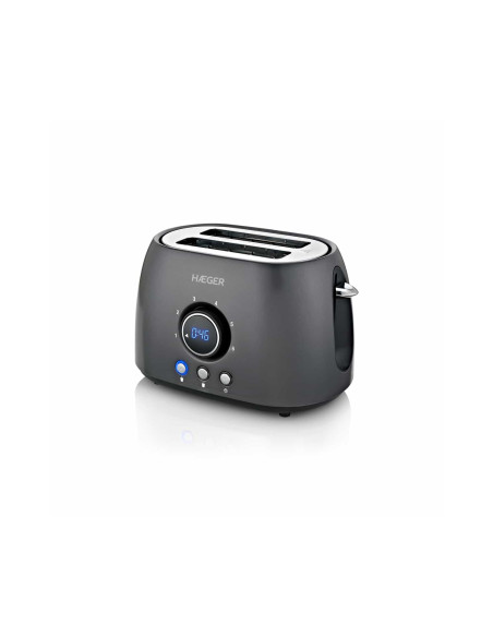 Haeger TO-08D.012A tostadora 6 2 rebanada(s) 800 W Gris