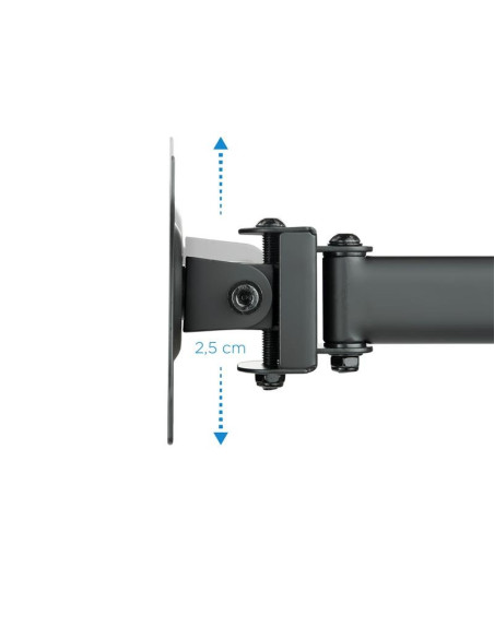 SOPORTE DE MESA TV/MONITOR TOOQ 13-27 8KG 2 BRAZOS PARA 3 PANTALLAS