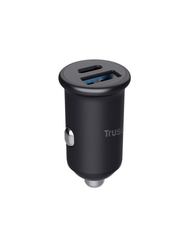 CARGADOR COCHE SMARTPHONE TRUST MAXO PD 38W USB-A USB-C BLACK