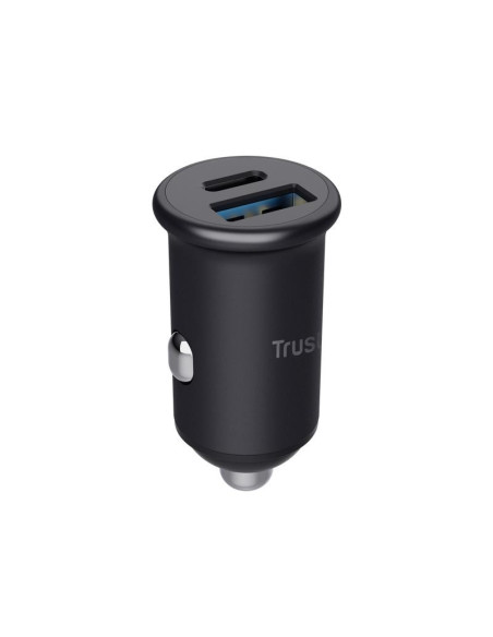 CARGADOR COCHE SMARTPHONE TRUST MAXO PD 38W USB-A USB-C BLACK
