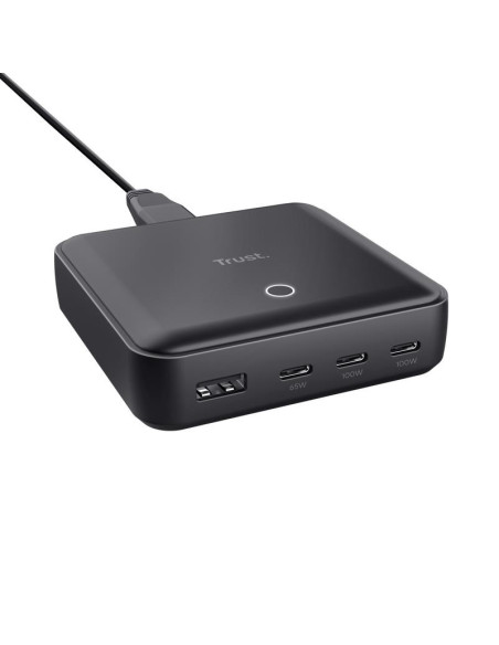 CARGADOR SOBREMESA TRUST MAXO USB 100W 4 PUERTOS