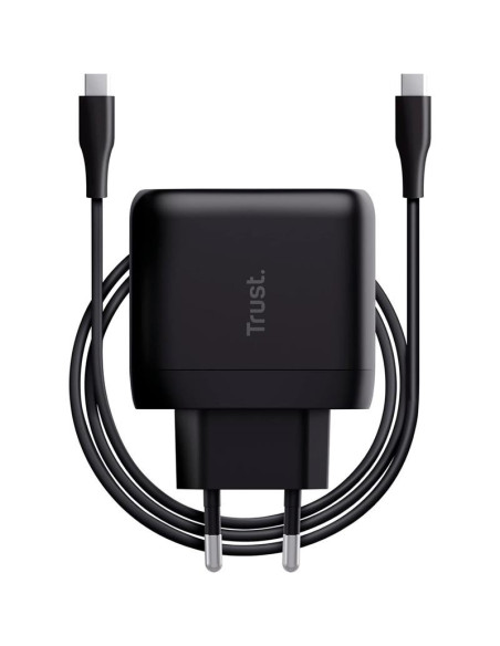 CARGADOR TRUST MAXO USB-C 65W 2M BLACK