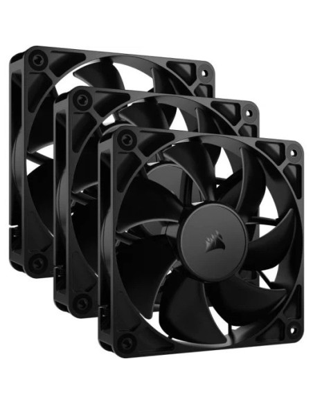 VENTILADOR 12CM CORSAIR RS120 ADICIONAL CHASIS BLACK ( PACK 3UD )