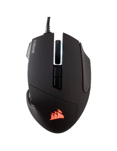 RATON GAMING CORSAIR SCIMITAR ELITE RGB USB 16K DPI BLACK