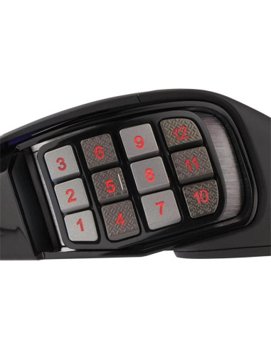 RATON GAMING CORSAIR SCIMITAR ELITE RGB USB 16K DPI BLACK