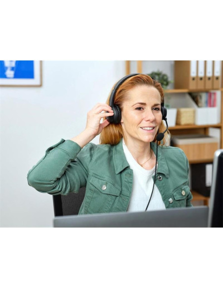 AURICULARES + MICROFONO TRUST AYDA HEADSET PC AUX BLACK