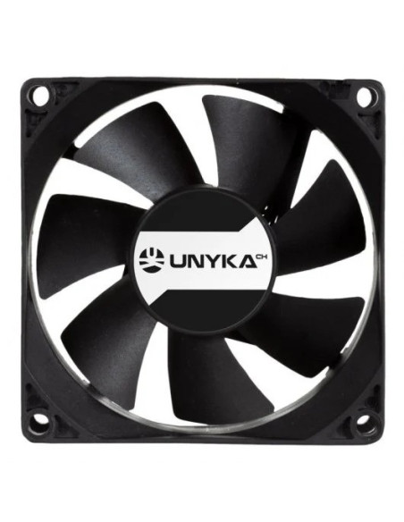 VENTILADOR UNYKACH SERVER 80MM DOBLE BOLA 4PIN