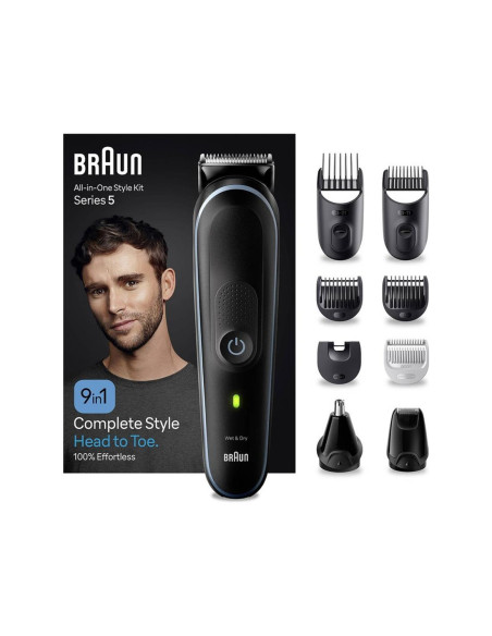 Braun MGK5411 Recortadora Kit 9 en 1 Recargable Wet & Dry