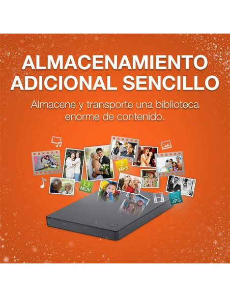 DISCO DURO EXTERNO SEAGATE 1TB 2,5 USB 3.0