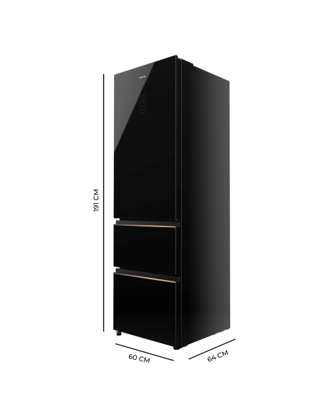Bolero CoolMarket Combi FD 400 Black Glass E