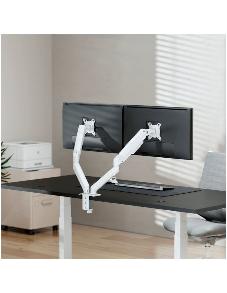SOPORTE DE MESA TV/MONITOR AISENS 17 - 32 2 BRAZOS GIRATORIO/INCLINABLE HASTA 9KG WHITE