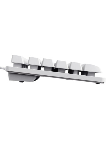 TECLADO TRUST GXT 833W THADO TKL GAMING USB RGB WHITE