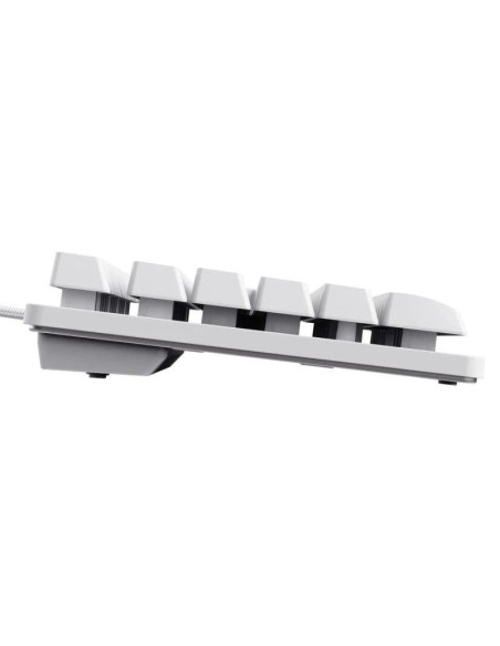 TECLADO TRUST GXT 833W THADO TKL GAMING USB RGB WHITE
