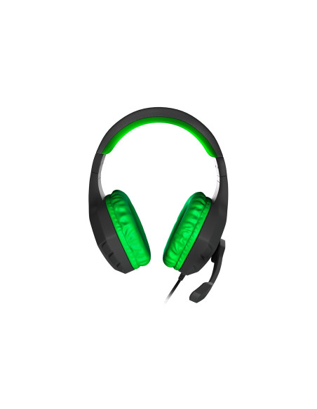 AURICULARES C/MICROFONO GENESIS ARGON 200 GAMING MINI JACK 3.5 VERDE