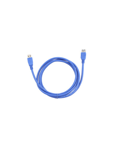 CABLE USB A M A USB A H 2MT GEMBIRD AZUL CCP-USB3-AMAF-6