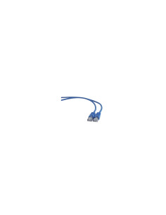 LATIGUILLO GEMBIRD CAT 5E UTP 0.25METROS AZUL PP12-0.25M/B